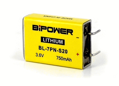 Batería litio 3,6V 750mAh